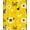 Yellow, Pattern 5, variant on Flatwoven High Traffic Area Rug, Earthy Tone Butterfly Charm, Non Slip, Stain Resistant, Washable Area Rugs for Living Room, Bedroom(Yellow, 4X6)