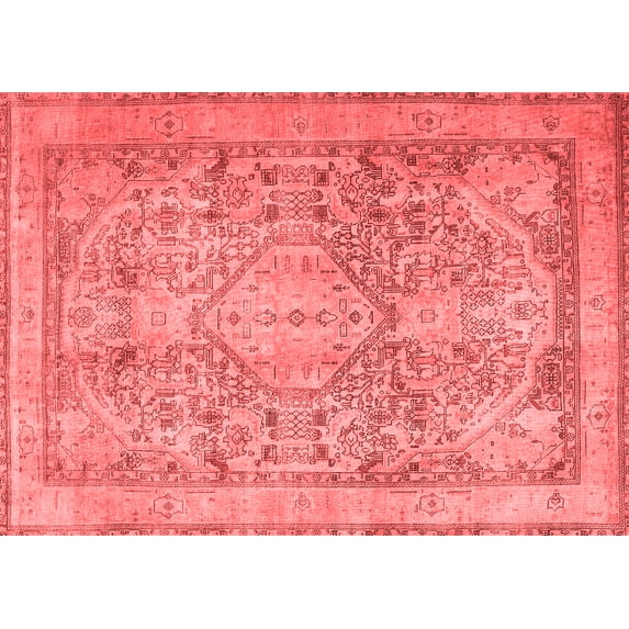 Ahgly Company Indoor Rectangle Persian Red Traditional Area Rugs, 2' x 4'
