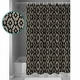 thumbnail image 4 of Abstract Contemporary, Bathroom Curtain 72 Inch Shower Stall Curtain with Hooks, Solid Minimalist Geometric Waterproof Polyester Bath Curtain Washable Bathtub Curtain 36''x 72'', 4 of 6