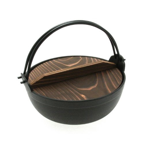 iwachu 410709 iron furusato cooking pot, medium