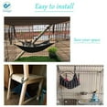 thumbnail image 6 of Deago Cat Hammock Bed Comfortable Hanging Pet Hammock Bed for Cats/Small Dogs/Rabbits/Other Small Animals 22 x17 inch (Black), 6 of 7