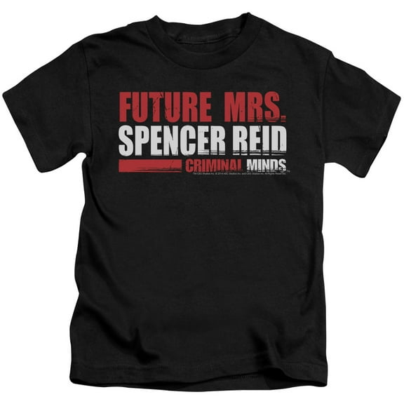 Criminal Minds Future Bride Youth 18/1 T-Shirt Black