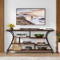 thumbnail image 3 of Tribesigns 70.8 inch Long Console Table, Narrow Sofa Table with Storage Shelves for Entryway Living Room, 3 of 5