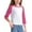 Hot Pink, variant on Kids Long Sleeve Tee Soft Cotton Round Neck Top Everyday Basic Playday Comfort for Boys and Girls 120 Size Black