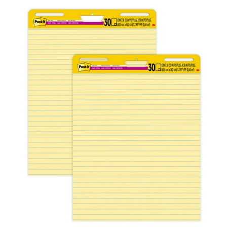 UPC: 0021200694851 | Post-it Self-Stick Easel Pads  Yellow  25  x 30   2 Pads