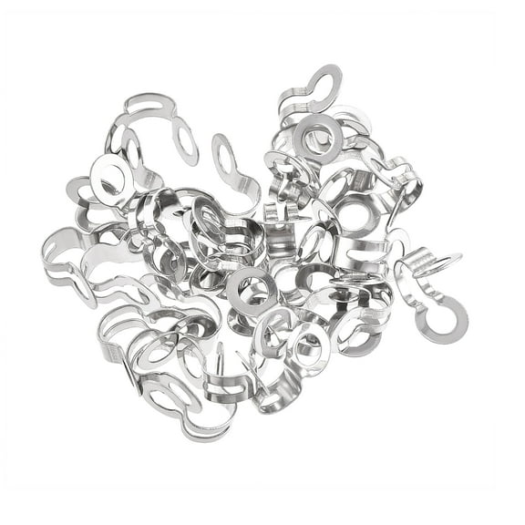 Uxcell 3mm 3.2mm Double Ring Ball Chain Connector 30 Count