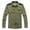 Army Green, variant on WXLWZYWL Mens Outdoor Wool Jacket Long Sleeve Button Down Long Sleeve Shirts Coat Quick Drying Lapel Warm Jacket with Multi Pockets