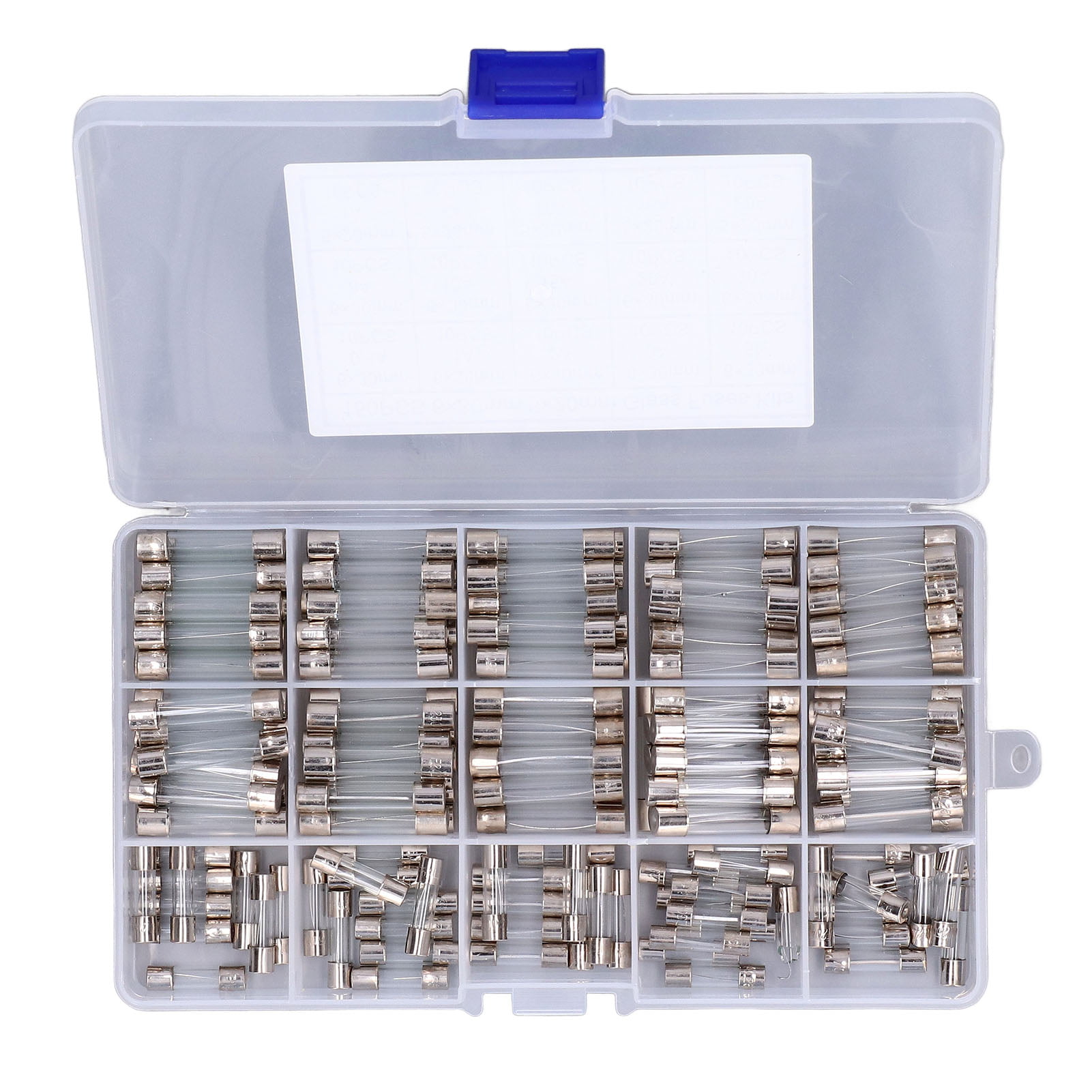 80x Flink Safety Fuse Glass Fuses Retainer Assorted 160 Pieces 80x Time Delay 