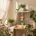 thumbnail image 5 of Natural Wood Parrot Chewing Stick for Cage Hanging Fun with Pinecone Accents for Parakeets and Budgies, Khaki, 5 of 6