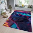 thumbnail image 3 of Monkey Rug & Home Decor-Cool Gorilla Black Area Rugs-Animal Monkey Rug Carpet Durable & Non-Slip Modern Rugs for Living Room Bedroom Man Cave Decorative-L75GK, 3 of 7