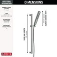 thumbnail image 3 of Delta: H2Okinetic 5-Setting Slide Bar Hand Shower, 3 of 7