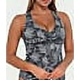 thumbnail image 4 of Printed Elsie Underwire Wrap Tankini Top Swimsuit, 4 of 6