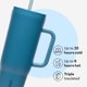 thumbnail image 3 of Tumbler Corkcicle Cruiser 1.2 L con triple aislamiento azul, 3 of 9
