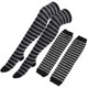 thumbnail image 4 of 1 Set of Women Arm Warmers Warm Long Stockings Decorative Winter Arm Leg Warmers, 4 of 4