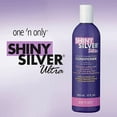thumbnail image 3 of One 'n Only Shiny Silver Ultra Color-Enhancing Conditioner, Restores Shiny Brightness to White, Grey, Bleached, Frosted, or Blonde-Tinted Hair, Protects Hair Color - 12 Fl. Oz, 3 of 7