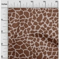 thumbnail image 1 of oneOone Cotton Silk Brown2 Fabric Giraffe Animal Skin Dress Material Fabric Print Fabric By The Yard 42 Inch Wide, 1 of 4