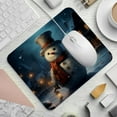 thumbnail image 2 of Snowman Square Desk Pad Mouse Pad, 8.3x9.8 Inch Non-Slip Rubber Bottom Printed Mousepad for Office and Gaming, 2 of 6