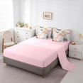 thumbnail image 5 of Manfei Setch Flower Floral Twin Bedding Sets 7-Piece,Abstract Geometric Aesthetic Bedding Comforter Set,Pink Black Sheet Sets For Adults,Super Cozy Room Decor,Reversible, 5 of 8