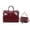 Burgundy, variant on Yareli Women’s Vegan Leather Tote Bag by Mia K- Burgundy