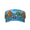 thumbnail image 3 of Balery Little Sea Turtles Sport Wear Athletic Visor Sun Sports Visor Hat Visor Adjustable Cap for Women and Men (One Size), 3 of 8