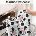 thumbnail image 5 of White Cow Spot Pattern Bathroom Rugs Mat,Non Slip Microfiber Bathroom Rug,Rubber Backing,Soft Bathroom Mats for Bathroom Floor,Tub and Shower,60x24in(150x60cm), 5 of 5
