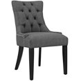 thumbnail image 1 of Modway Chaise de Salle à Manger Capitonnée Regent, Gris, 1 of 4