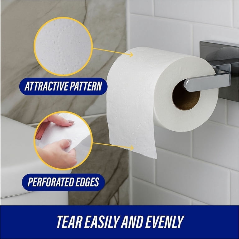 WCCF 優良白 ホルガー・バドシュトゥバー Genuine Joe Recycled 2-Ply Standard Bath Tissue Rolls, 96/Carton