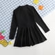 thumbnail image 3 of Traje de Baño de Entrenamiento de Moda para Niños, Material de Nylon Suave Spandex, Colores Negros Y Azules Oscuros, 3 of 6