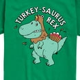 thumbnail image 3 of Instant Message - Turkeysaurus Rex - Toddler & Youth Short Sleeve Graphic T-Shirt, 3 of 6