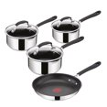 thumbnail image 1 of Tefal Jamie Oliver Quick & Easy Stainless Steel 7 Piece Cookware Set, 1 of 9