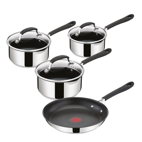 Tefal Jamie Oliver Quick & Easy Stainless Steel 7 Piece Cookware Set