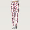 thumbnail image 1 of WILLBEST Leggings de Yoga de Cintura Alta Con Estampado Del 4 de Julio Para Mujer, Para Correr, Gimnasio, Fitness, Compresión, Talla 77 Chica, 1 of 6