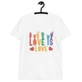thumbnail image 2 of Sign Language Love Men Women Heart Shirts T-Shirt (White, 3XL), 2 of 3