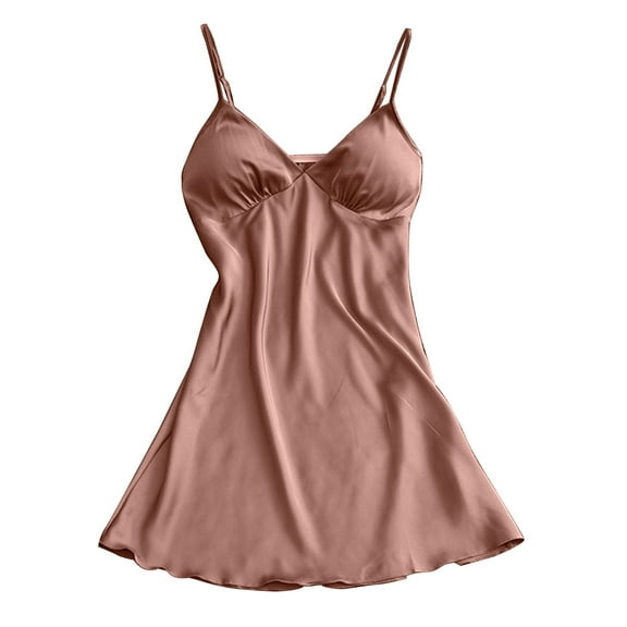 Akiihool Nightgowns For Women Sleepwear Sleeveless Nightgown for Women Cotton Sleep Dress Victorian Sleepshirt Strap Gown (Pink,XXL)
