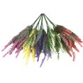 thumbnail image 4 of Artificial Lavanda Ramo De Flores De Plástico Home Wedding Party Garden Decor Verde Soledad Plantas de césped artificial, 4 of 10