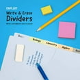 thumbnail image 3 of OS Plus 5-Tab Write-on Big Tab Dividers with Single Curved Pocket, Assorted, 6 Set, 3 of 8