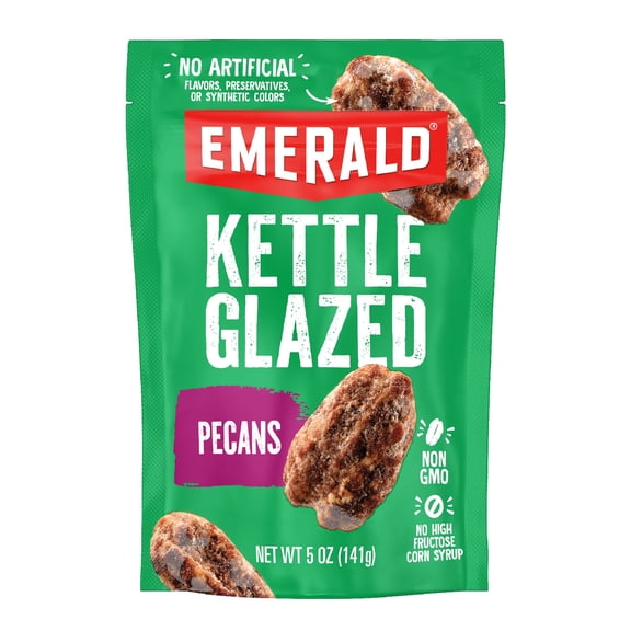 Emerald Glazed Pecans, Non Gmo Verified, 5 Oz (Pack Of 4)