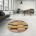 thumbnail image 4 of Ahgly Company Machine Washable Indoor Rectangle Transitional Orange Area Rugs, 4' x 6', 4 of 7