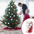 thumbnail image 7 of LINLIN Christmas Baubles,Black Gold 34 PCS Christmas Tree Decorations Xmas Balls Plastic Hanging Ornaments Xmas Baubles Ornament,6cm Small baubles Glitter Pendant Set for Xmas,Wedding,Party, 7 of 7