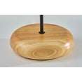 thumbnail image 4 of Adesso Brielle 22" 1-Light Black Table Lamp with White Boucle Fabric Drum Shade, 4 of 6