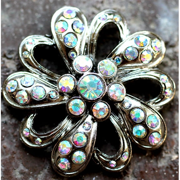 4 Conchos Rhinestone Horse Saddle Western  Crystal CO150