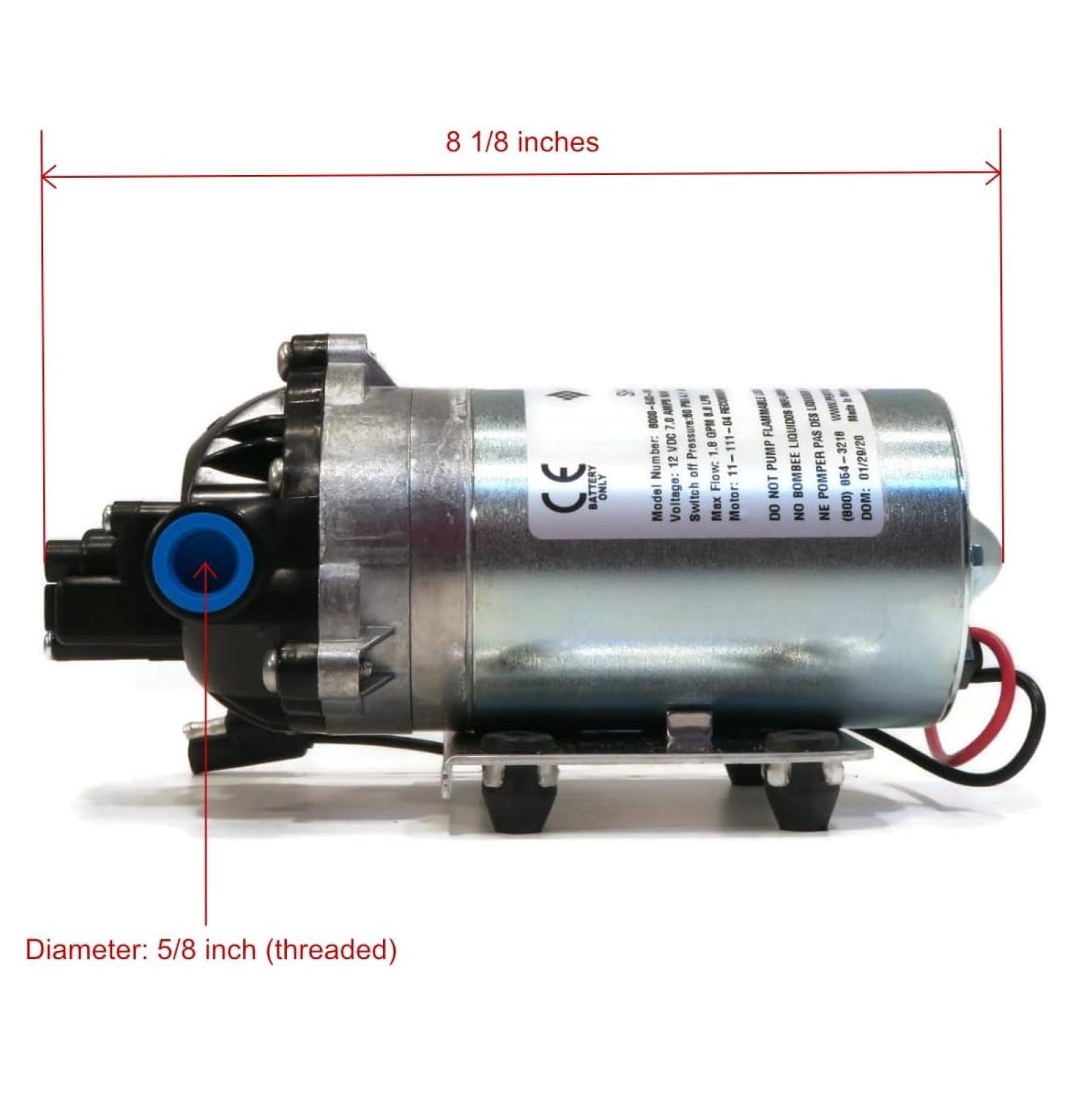 New 12v Volt Demand Water Pump Lawn Yard Garden Chemical Sprayer