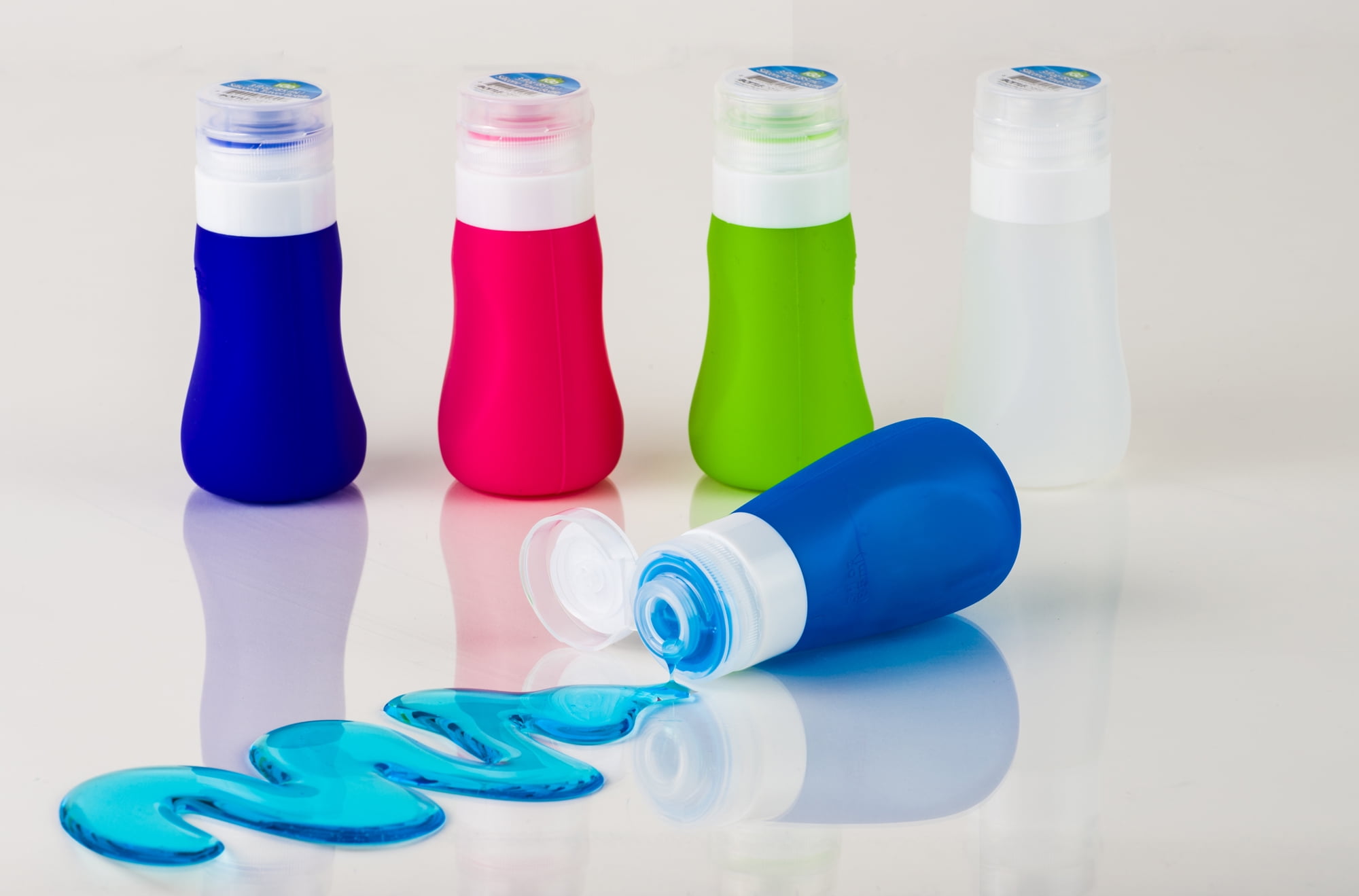 Uervoton 14 Pcs Silicone Travel Bottle Set, TSA Approved Travel Size T –  TweezerCo