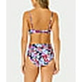 thumbnail image 2 of Anne Cole NAVY DITSY FLORAL Printed Soft-Band Mid-Rise Swim Bottom, US Medium, 2 of 5
