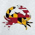 thumbnail image 3 of CafePress - Maryland State Flag Crab Sweatshirt - Crew Neck Sweatshirt, 3 of 4