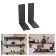 2 Countertop L Bracket 6 x 8 Inch Hidden Support Brackets Heavy Duty
