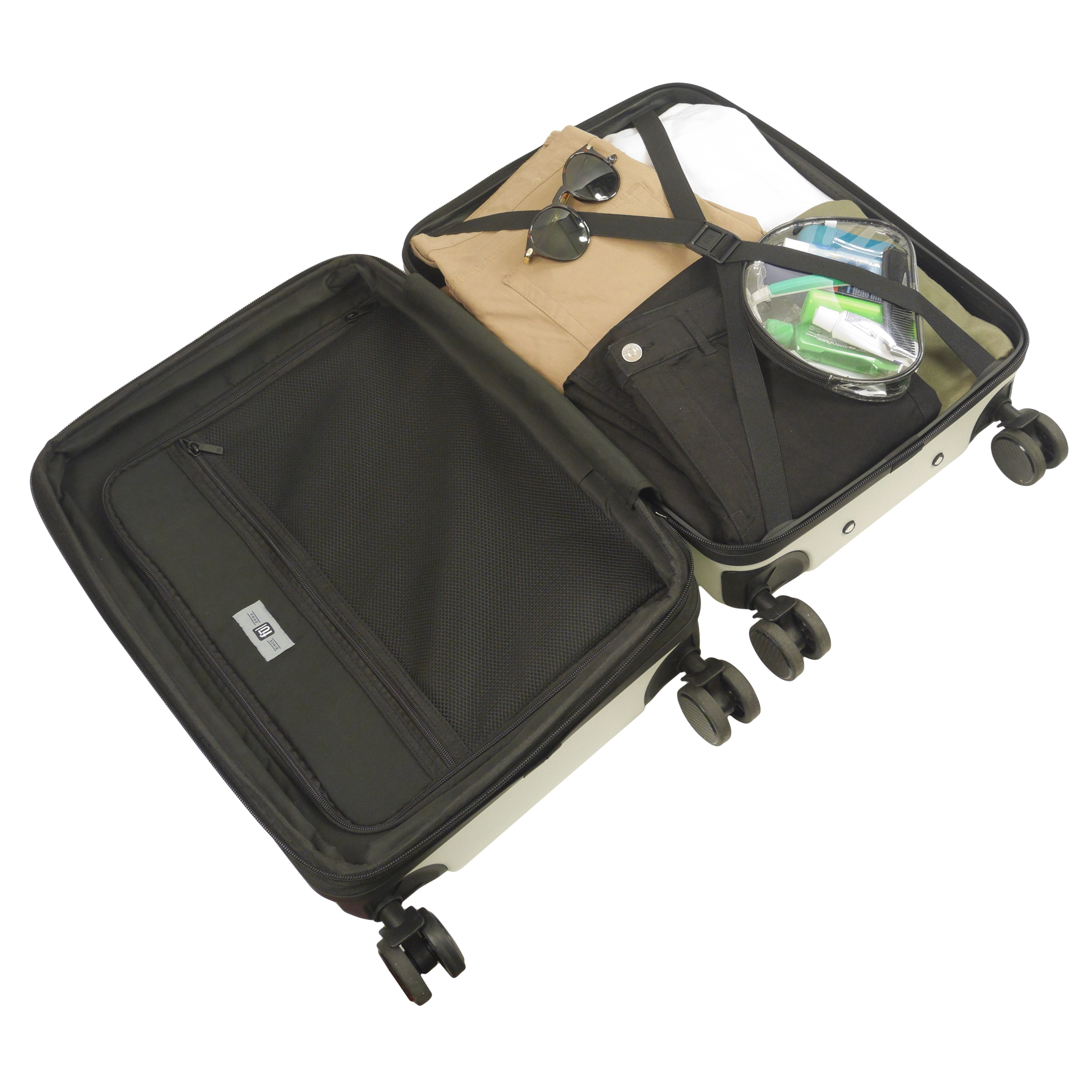 Revolution 20.5 Inch Rolling Luggage, Hardshell Carry On Suitcase with Spinner Wheels