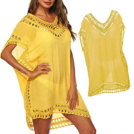 Yanyanz Swim Suits for Women 2025  Womens Swimsuit Cover Up Hollow Out Swimwear Beach Bathing Suit Bikini Coverups  Swimsuit Coverup for Women