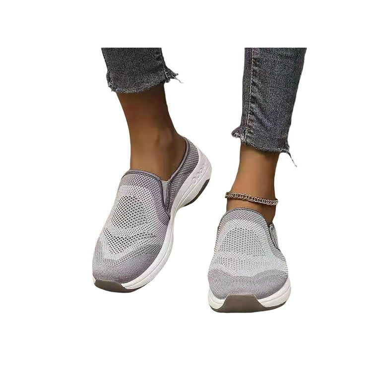 Backless shoes with arch deals support