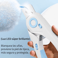 thumbnail image 4 of Cortaúñas para gatos y perros equipados con luz LED Lab.G, Blanco con Azul, 4 of 5